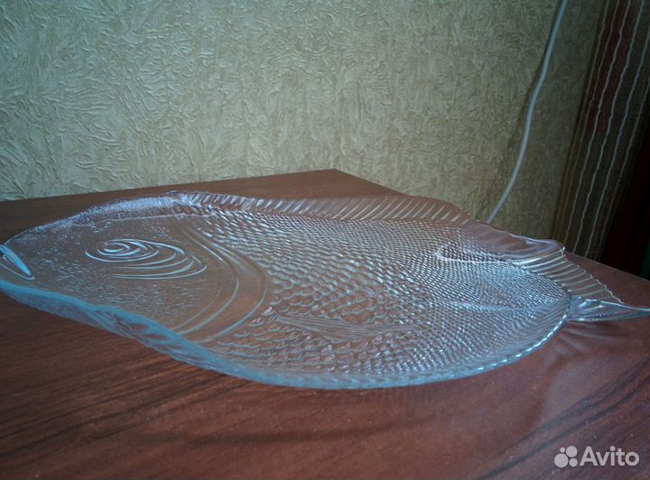 Блюдо новое в упаковке, хрустальная ладья СССР