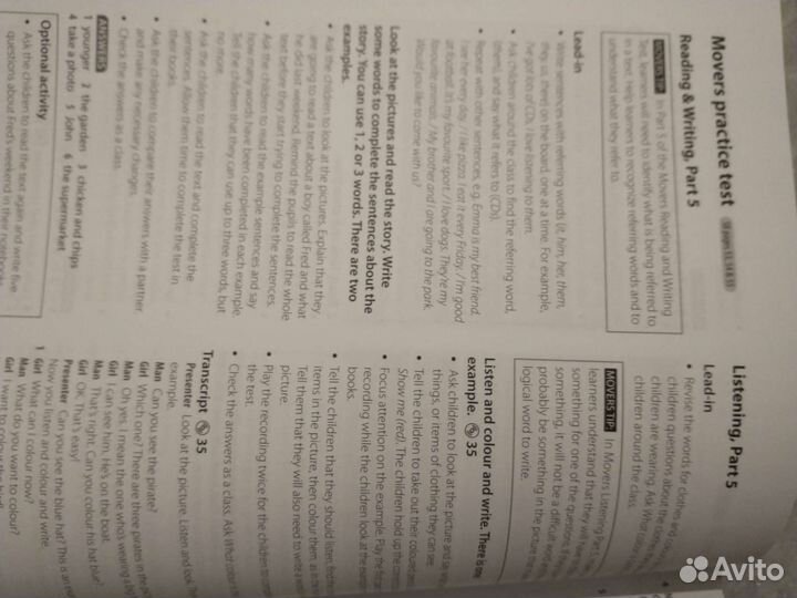 Get ready for Movers Teachers book