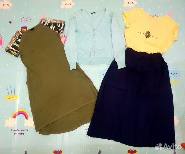 Вещи пакетом на девушку женщину 44 46