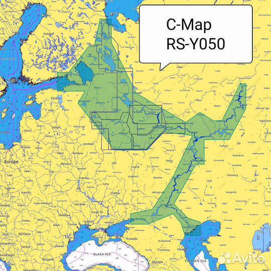 Карты глубин C-Map, Navionics, Garmin