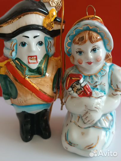 Лефортовский фарфор, статуэтка, ёлочная игрушка