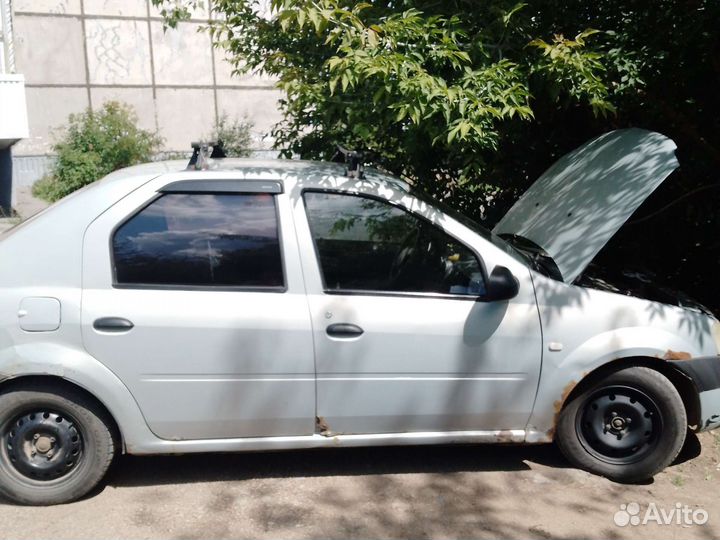 Renault Logan 1.4 МТ, 2007, битый, 400 000 км