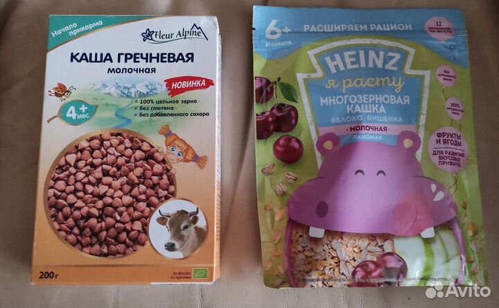 Детские каши молочные