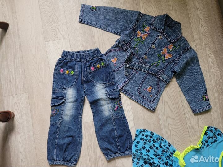 Вещи пакетом на девочку 3 4 года