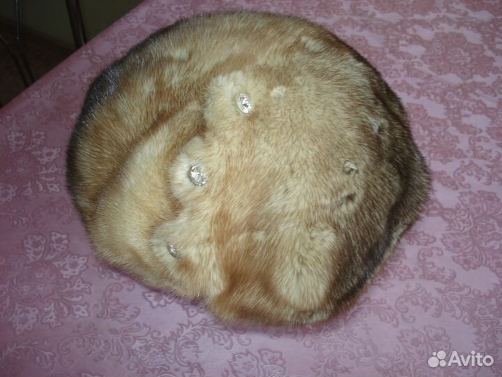 Берет норковый