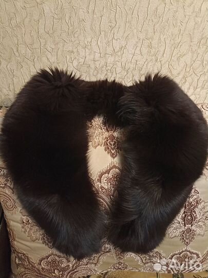 Меховой воротник песец