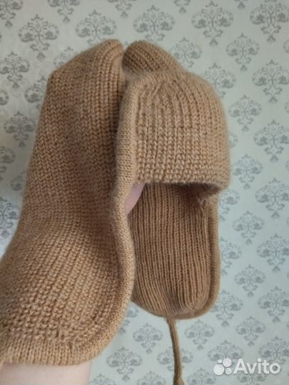 Шапка ушанка женская