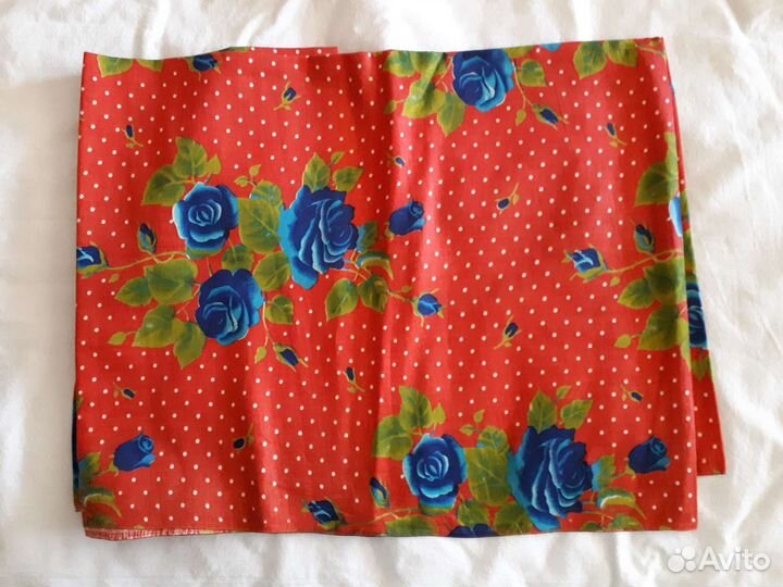 Отрезы сатина из СССР