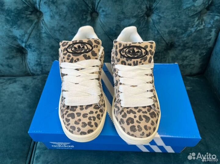 Кеды Adidas Campus Leopard Женские