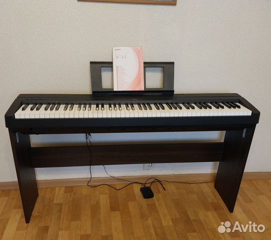 Цифровое пианино yamaha p 45 + стойка купить в Москве | Хобби и отдых ...