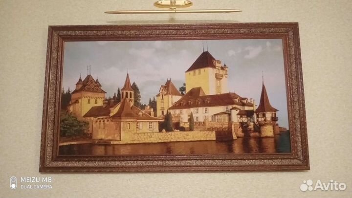 Картина Замок 1500 х 850 большая