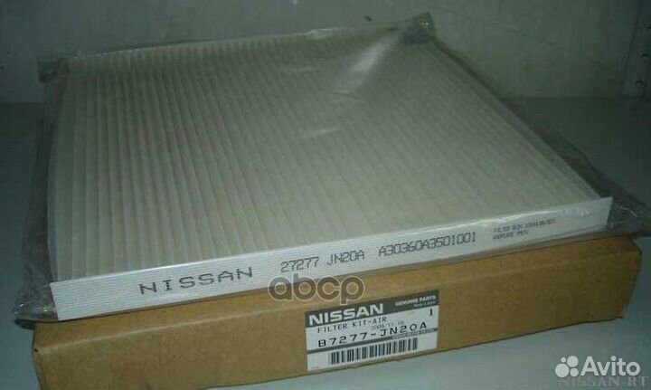 Фильтр салона B7277JN20A nissan