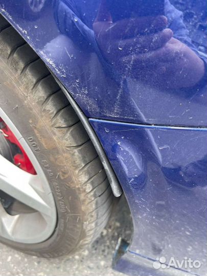 Защита кромок заднего бампера и крыла ford focus 3