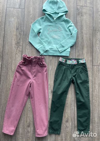 Вещи пакетом на девочку 122 128 134