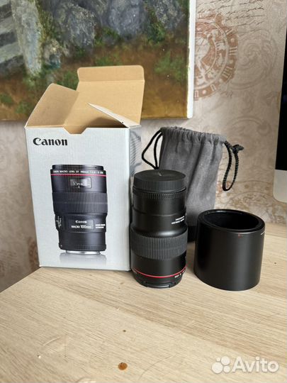 Объектив canon ef 100mm L f 2.8 macro is usm