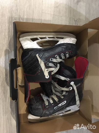 Коньки хоккейные бауэр детские