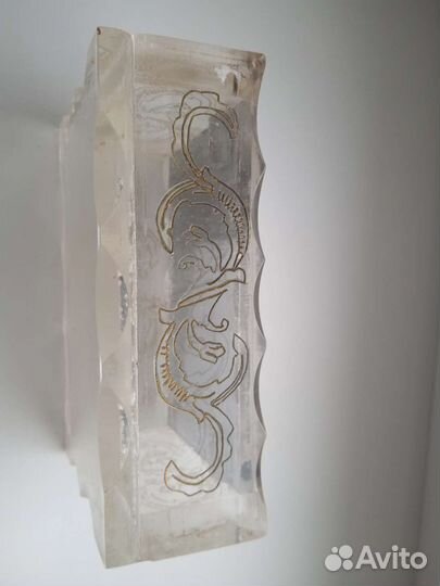 Шкатулка оргстекло старинная