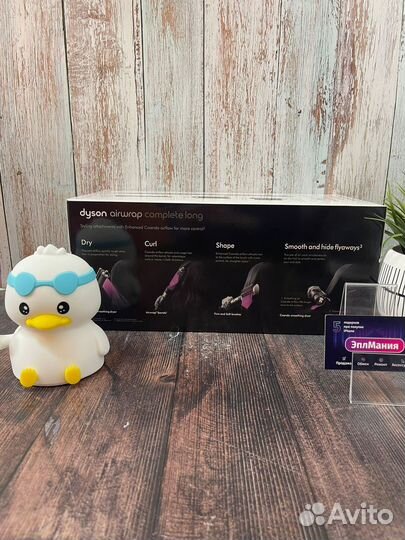 Стайлер dyson airwrap complete long hs05 розовый