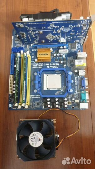 Сборка asrock n68c; manli 9600gt;athlon ll;4gb ram