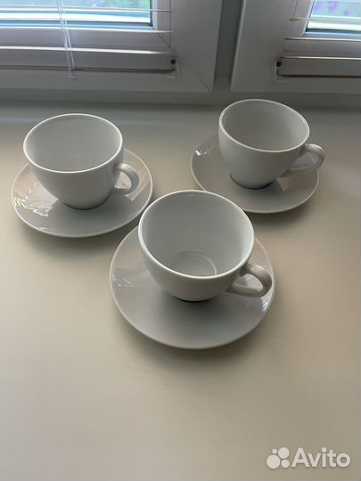 Чашка с блюдцем IKEA