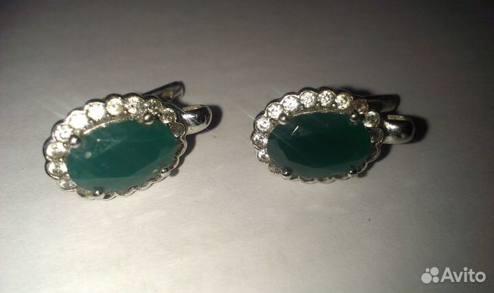 Серьги серебро