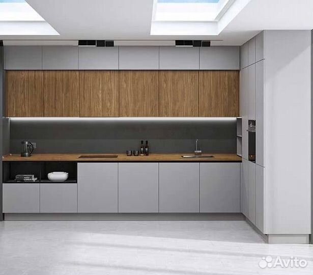 Белый кухонный гарнитур под заказ