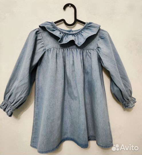 Джинсовое платье для девочки 116 Next