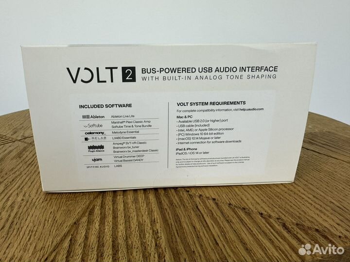 Universal Audio Volt 2 в наличии