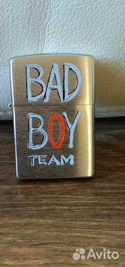 Зажигалка Zippo Bad Boy Team U.S.A Оригинал