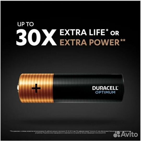 Батарейка AA LR6 Optimum MN1500 (упаковка 4 шт) Duracell