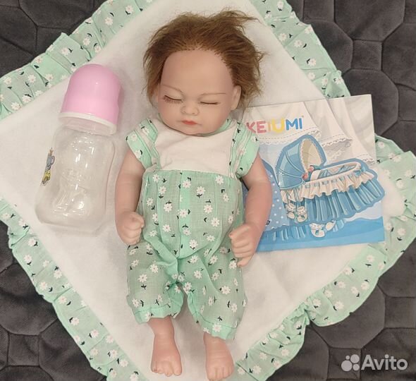 Кукла реборн для девочки reborn силиконовая 30 см