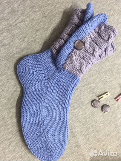 Носочки вязаные домашние