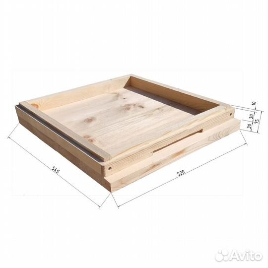 Дно на Улей многокорпусный 12-рамочный