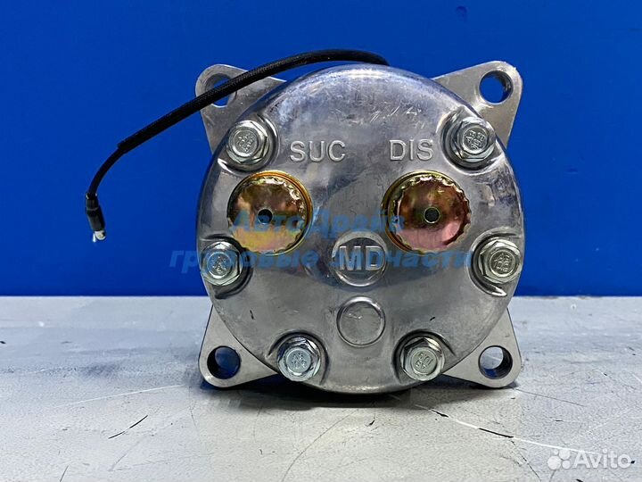 Компрессор 7H15, 12V, Dшк.119мм, 8PK, горизонт