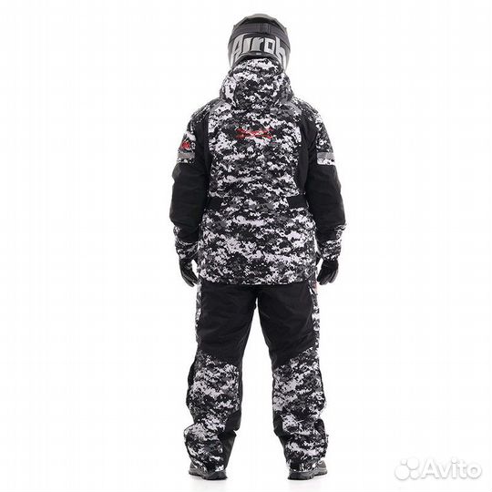 Куртка снегоходная Dragonfly expedition Camo-Red