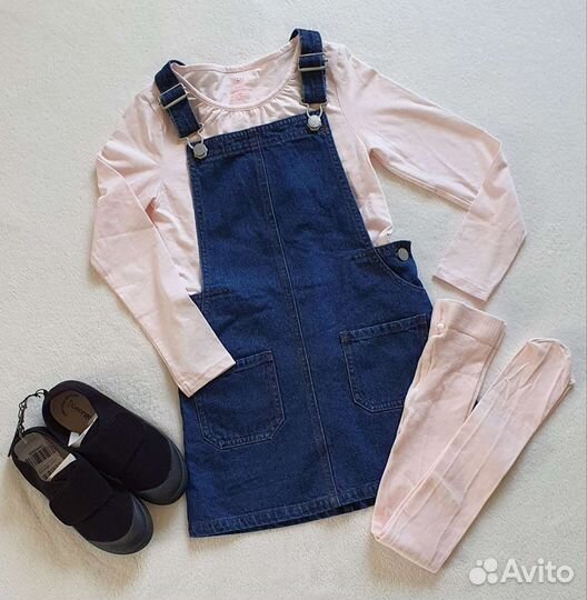 Комплект на девочку. Сарафан