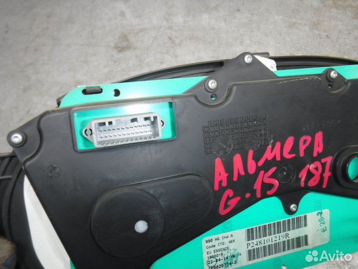 Щиток приборов Nissan Almera G15 K4M 2014