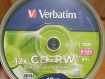 Болванка, диск cd-rw новый 15шт