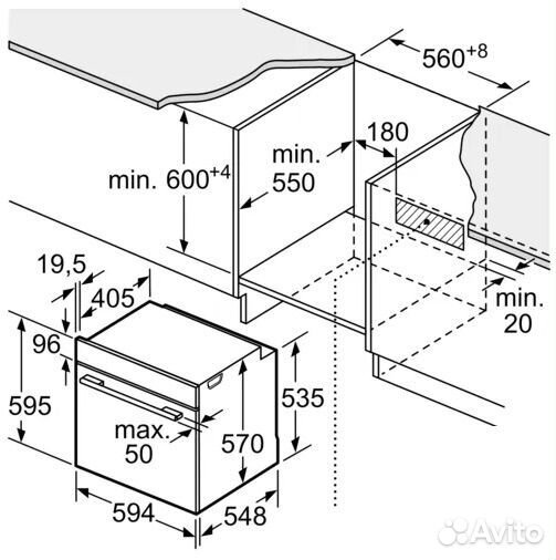 Духовой шкаф bosch HBA573BB1