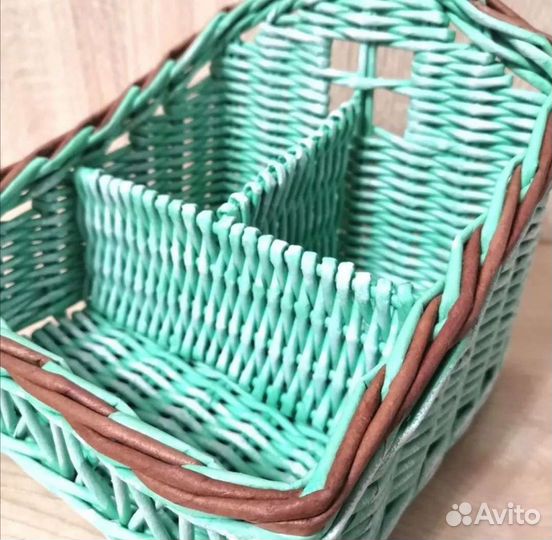 Органайзер/корзина плетёная