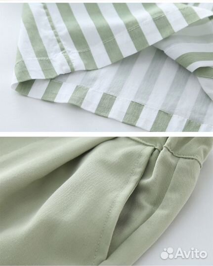 Одежда для мальчика (рубашка+майка+шорты) комплект