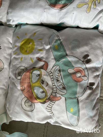 Бортики в детскую кроватку