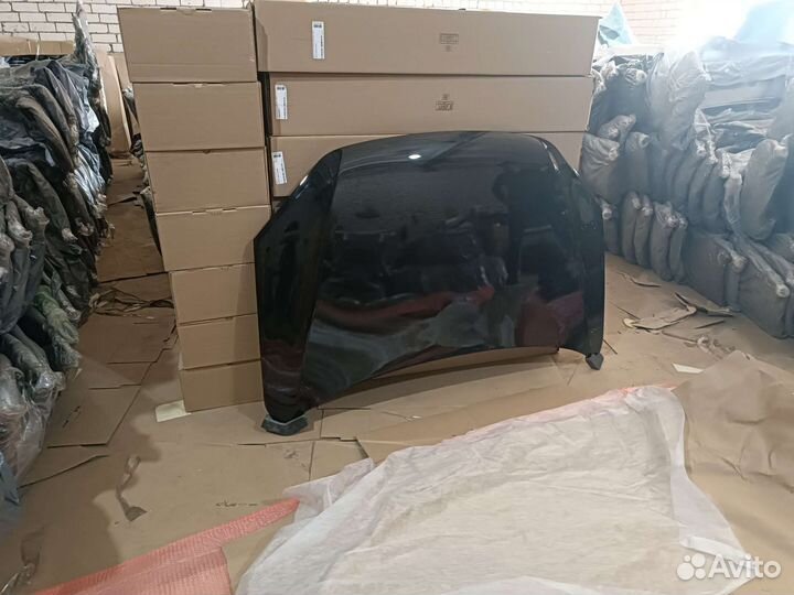 Капот на LADA granta цвет черный