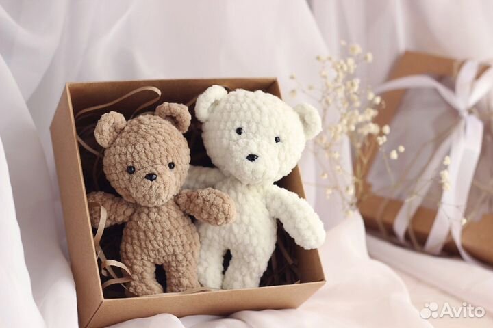 Плюшевый мишка ручной работы