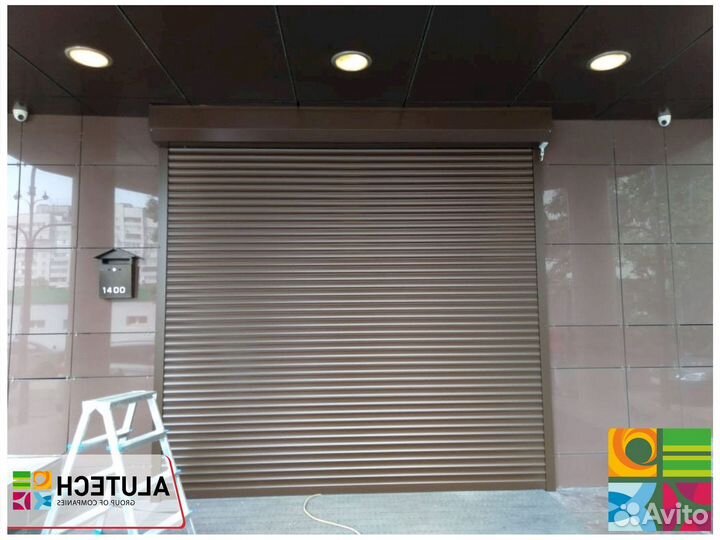 Ворота алютех роллетные