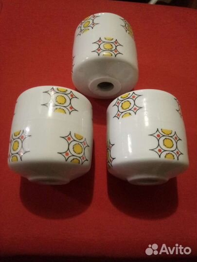 Фарфоровые запчасти к люстре СССР