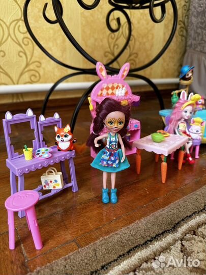 Кукла enchantimals с питомцем и аксессуарами