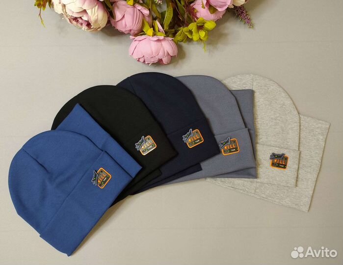 Комплект для мальчика шапка и снуд 5-12 лет