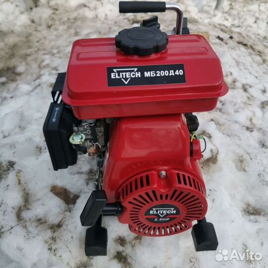 Мотопомпа бензиновая Elitech Мб 200 Д40