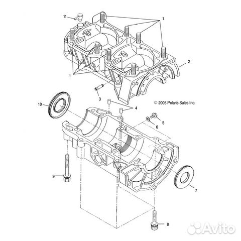 Сальник polaris 3085664